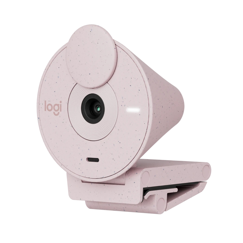 Webcam máy tính Logitech Brio 300 Rose 960-001449 | Hàng chính hãng