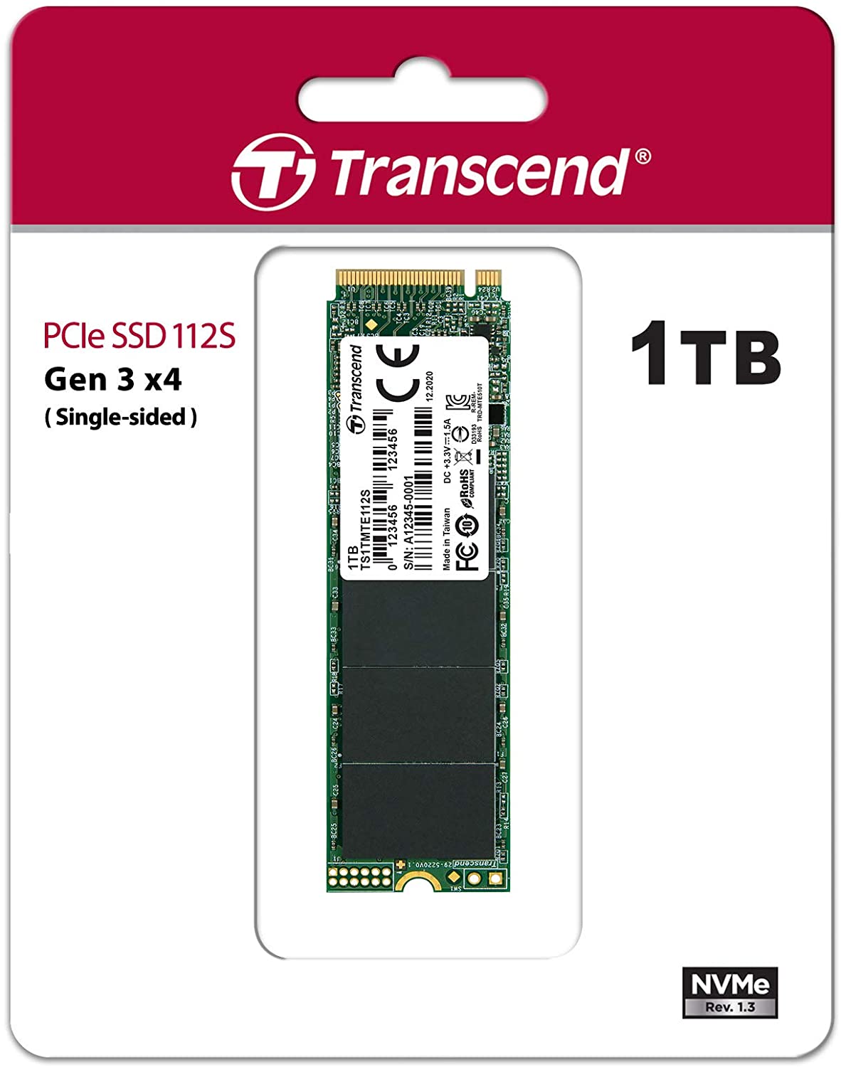 Ổ cứng SSD Transcend 110S 3D 1TB - TS1TMTE110S | Hàng chính hãng
