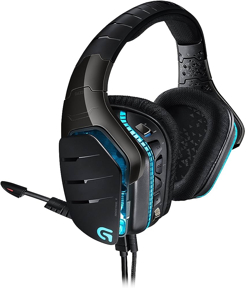 Tai nghe Logitech G633 Artemis Spectrum RGB 7.1 Surround Gaming (Black) 981-000606 | Hàng chính hãng