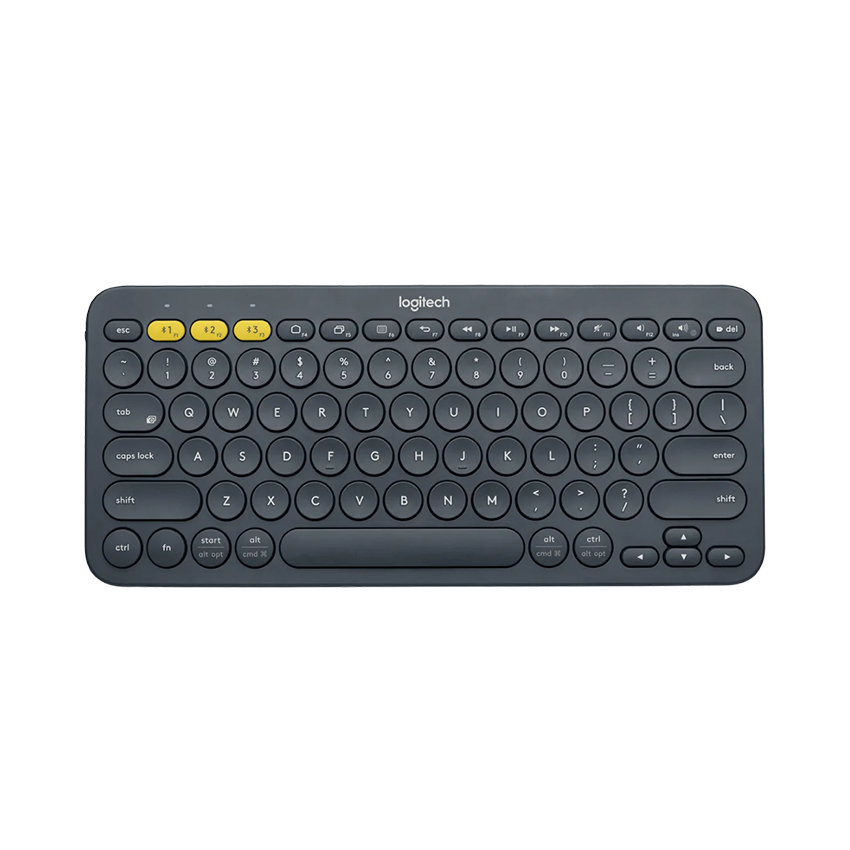 Bàn phím không dây Bluetooth Logitech K380 Xám Tối 920-007596 | Hàng chính hãng