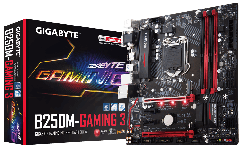 Bo mạch chủ Gigabyte B250M-Gaming 3