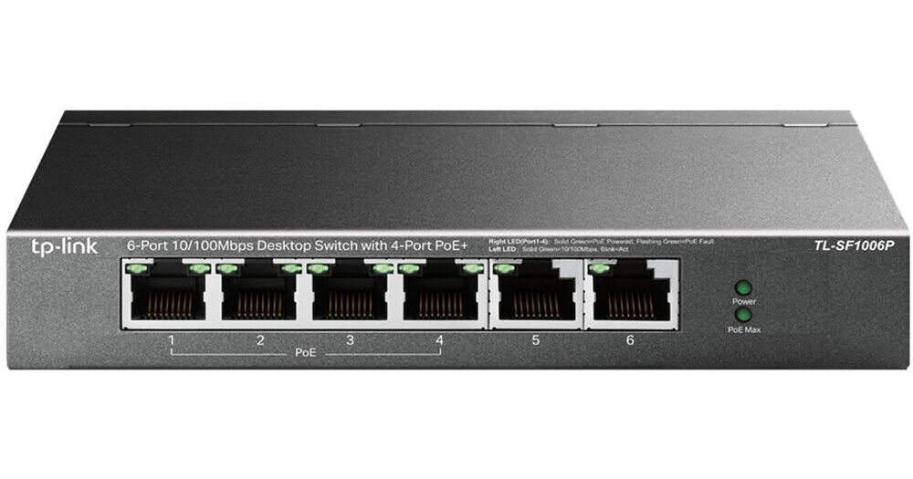 TP-Link TL-SF1006P Switch PoE 6 Cổng