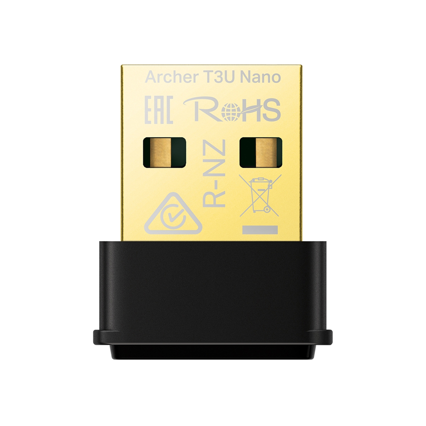 Card mạng không dây USB TP-Link Archer T3U Nano Wireless AC1300 | Hàng chính hãng