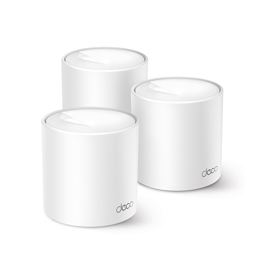 Bộ phát wifi Mesh Tp-Link Deco X60 3 pack WIFI 6 AX5400 | Hàng chính hãng