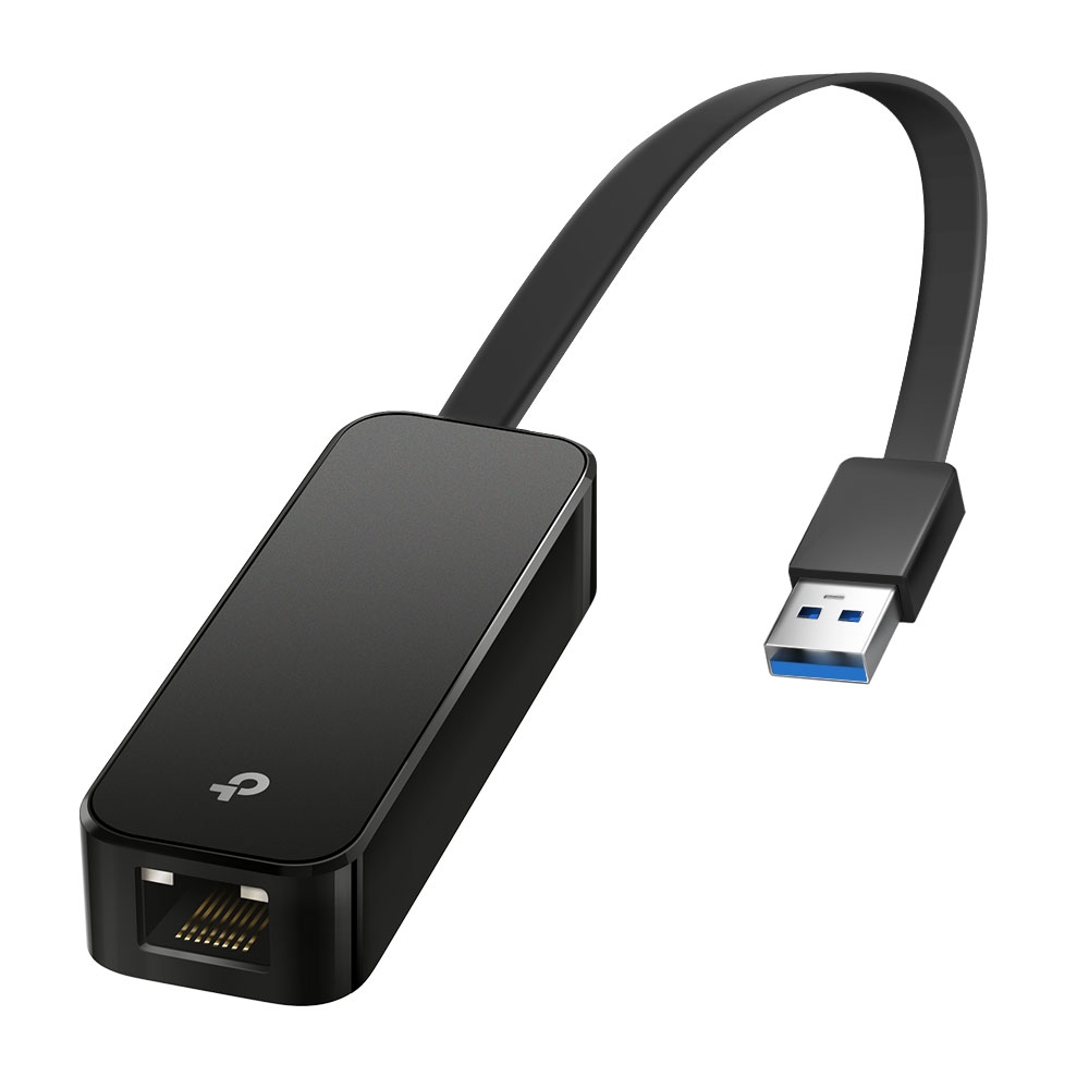 Giắc chuyển đổi từ USB 3.0 sang LAN Gigabit TP-Link UE306 màu đen | Hàng chính hãng