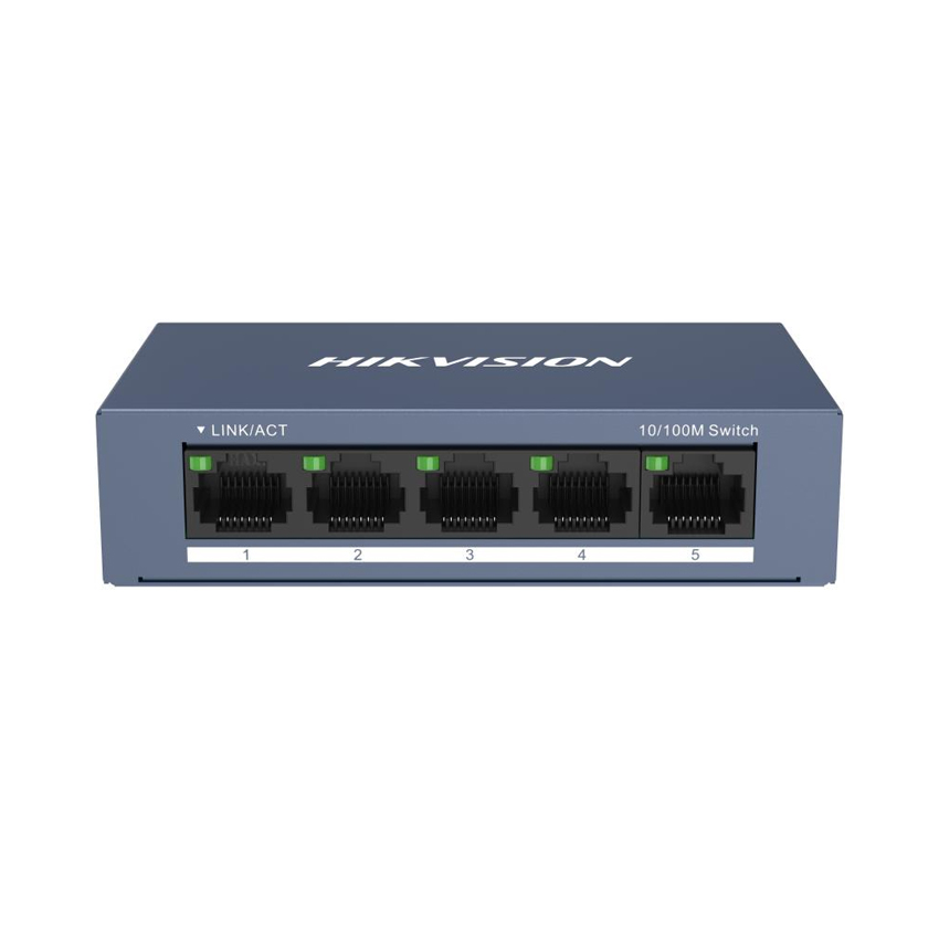 Switch mạng PoE IP Hikvision DS-3E0105-O | Hàng chính hãng