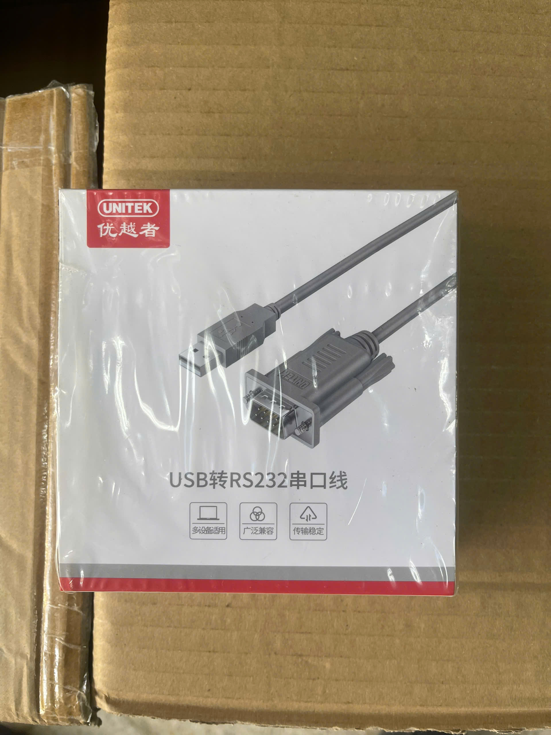Cáp chuyển đổi USB to COM RS232 UNITEK Y-1050