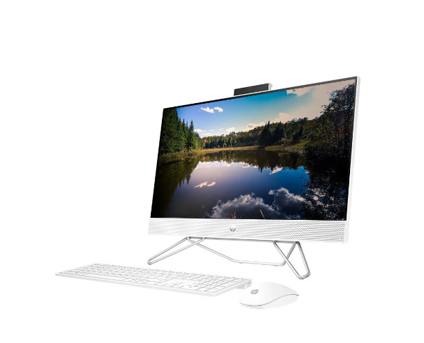Máy tính HP AIO 24-cb1025d 7H3Z5PA (Intel Core i5-1235U / 8 GB / 512 GB / Intel Iris Xe / 23.8 inch FHD / Win 11 / Trắng) | Hàng chính hãng