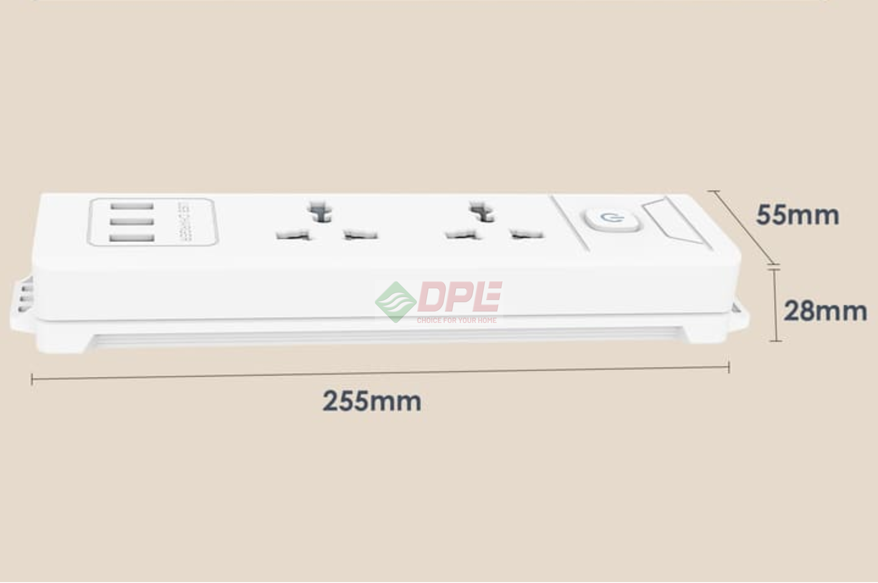 Ổ cắm điện đa năng Deli T707