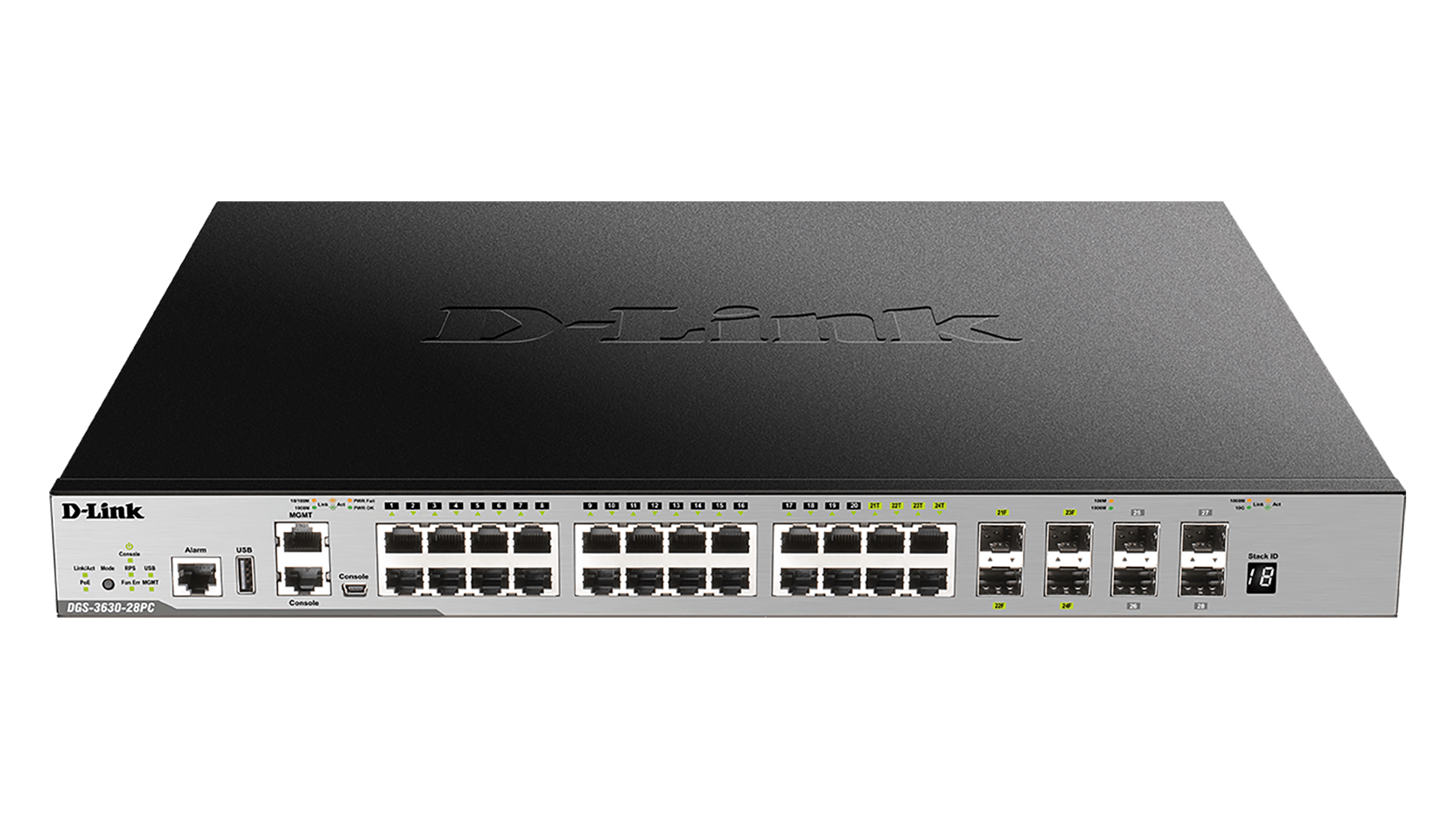 D-Link DGS-3630-28PC – Switch Layer 3 Stackable Managed 28 Port PoE+