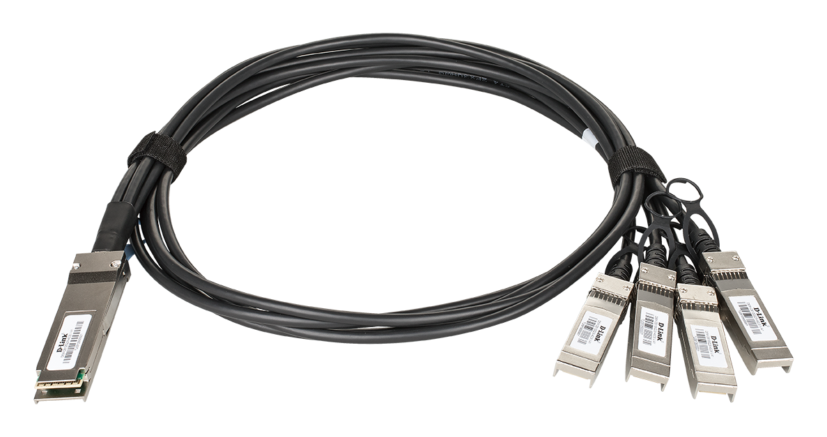 D-LINK DEM-CB100Q28-4S28 – CÁP DAC QSFP28 100G TO 4×SFP28 25G 1M