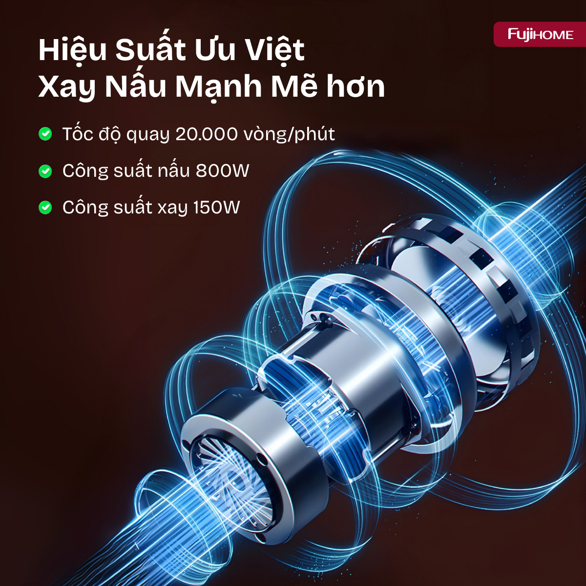Máy làm sữa hạt đa năng Fujihome SM836 1200ml cảm ứng | Hàng chính hãng