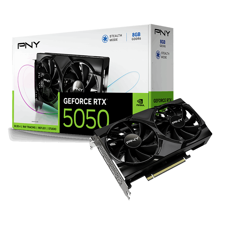 PNY GeForce RTX 5050 8GB Dual Fan VCG50508DFXPB1