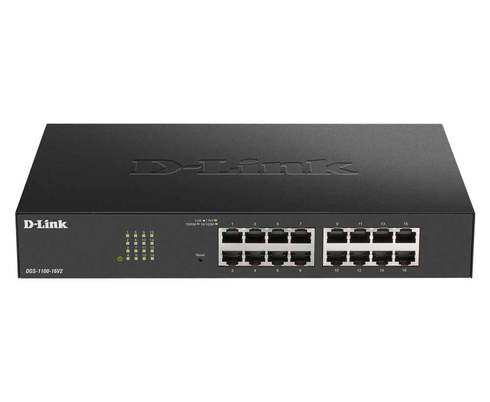 D-LINK DGS-1100-16V2 – SWITCH GIGABIT SMART MANAGED 16 CỔNG