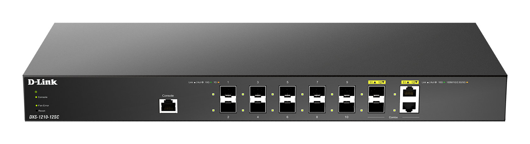 D-Link DXS-1210-12SC – Switch Smart Managed 10 Gigabit quang