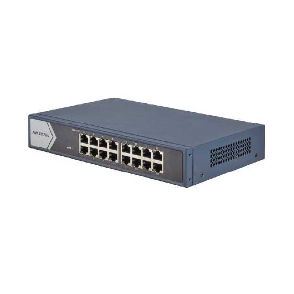 Switch mạng 16 cổng Gigabit 1000Mbps HIKVISION DS-3E0516-E(B) | Hàng chính hãng