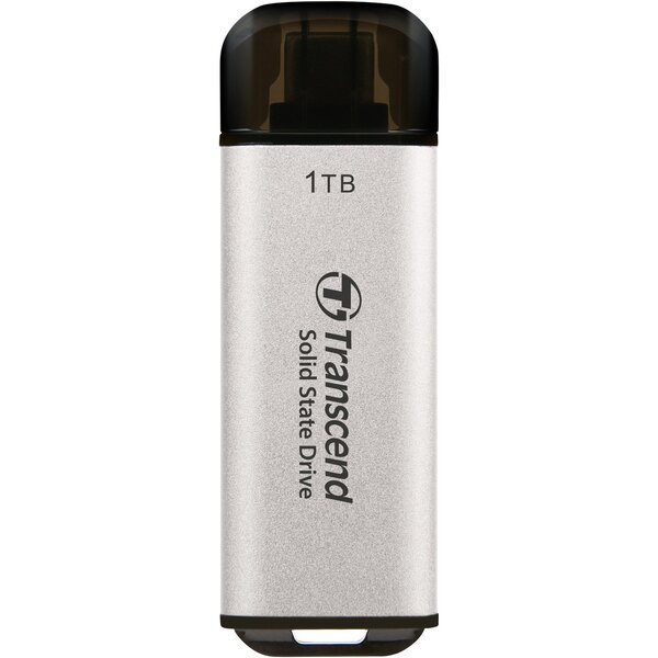 Ổ CỨNG DI ĐỘNG PORTABLE SSD 1TB TRANSCEND ESD300C (SILVER) | Hàng chính hãng