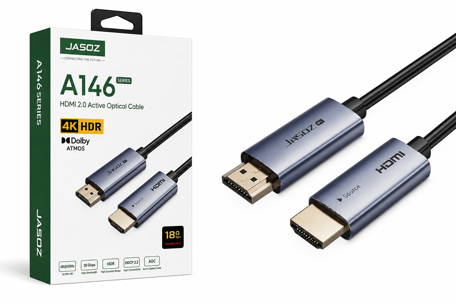 Cáp HDMI JASOZ A146 Series 4K Sợi Quang