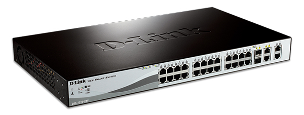 SWITCH D-LINK DES-1210-28P – SMART MANAGED 24 PORT POE
