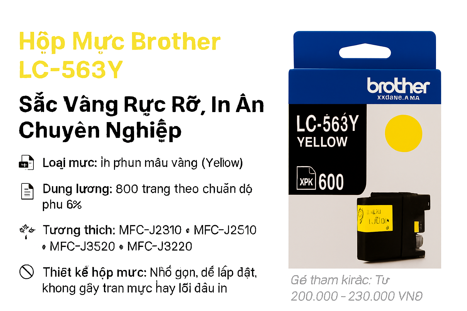 Hộp mực LC-563Y