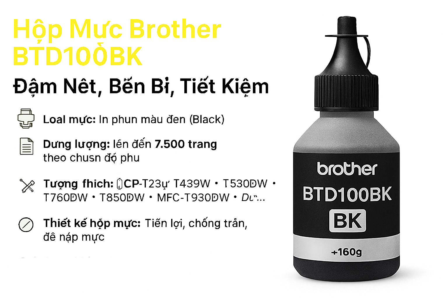 Hộp mực BTD100BK