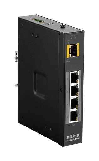 D-Link DIS-100G-5PSW – Switch công nghiệp Gigabit PoE 5 cổng