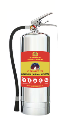 Bình Chữa Cháy Đa Năng All In One Elephant 114 – Khắc Tinh Của Mọi Đám Cháy (Kể Cả Pin Lithium)