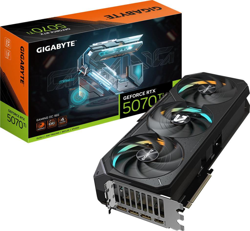 Card đồ họa Gigabyte GeForce RTX™ 5070 Ti GAMING OC 16G
