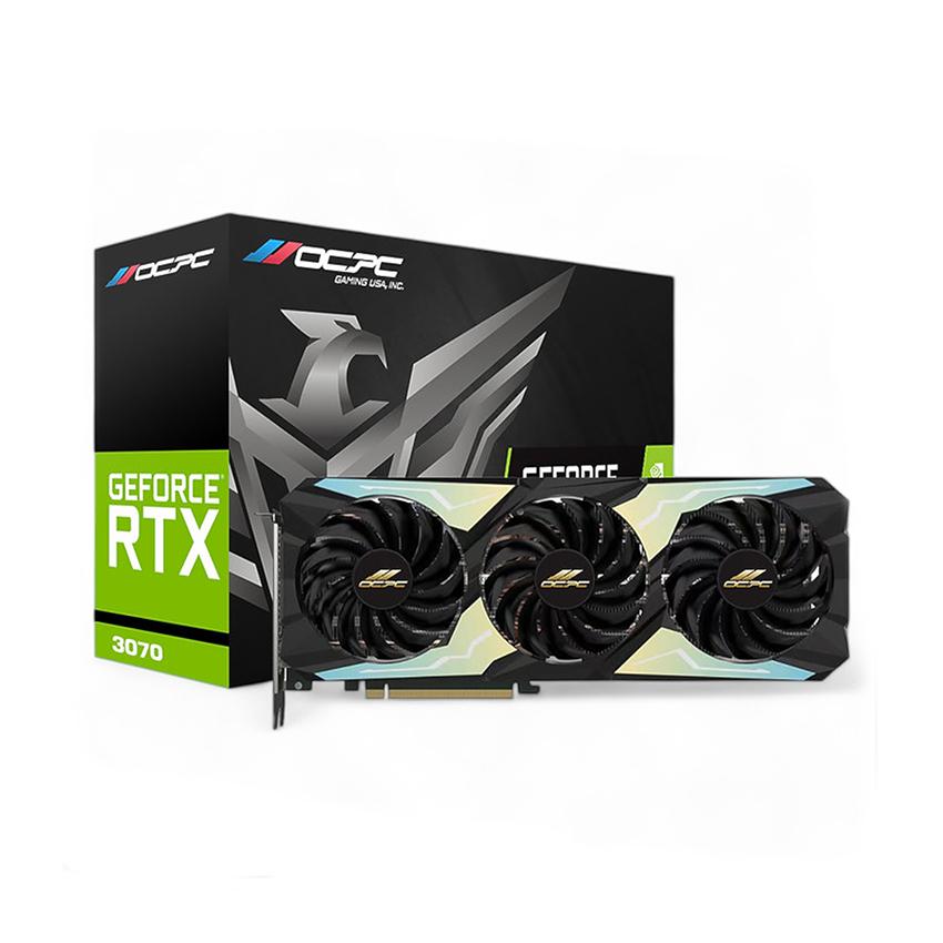 Card màn hình OCPC RTX 3070 XEBK 8GB GDDR6 [Màu đen, 3 FAN]