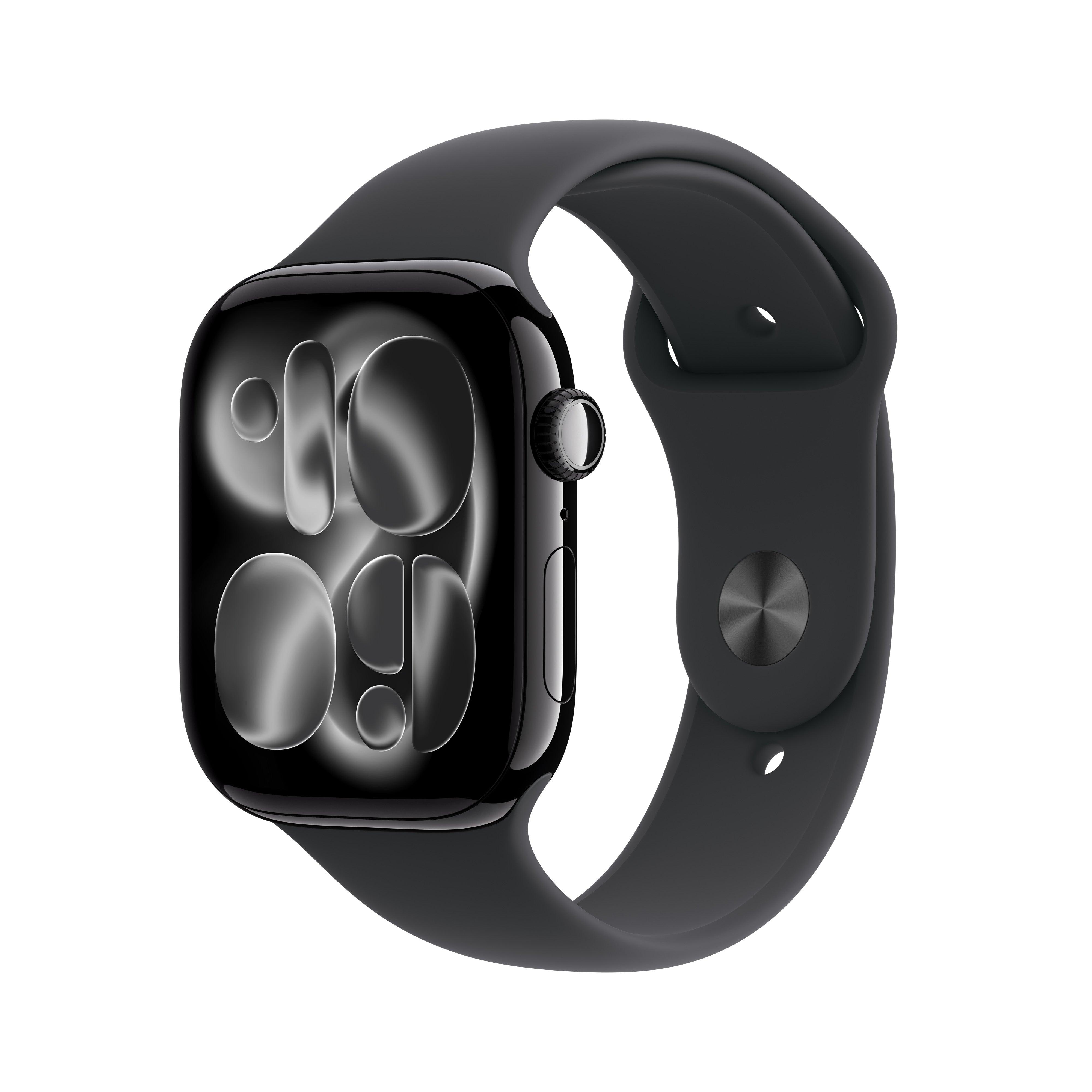 Apple Watch Series 11 GPS 46mm Jet Black – Vỏ Nhôm, Dây Sport Band (S/M)