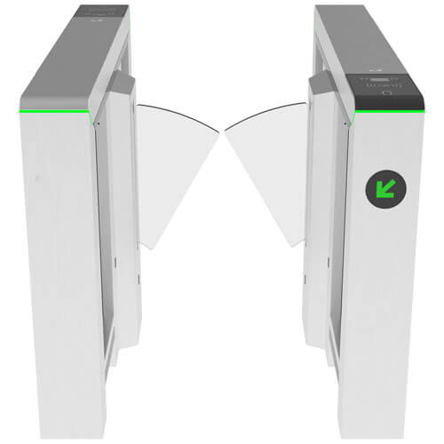 ZKTeco Mars Pro-F1000 – Cổng Flap Barrier một làn cao cấp