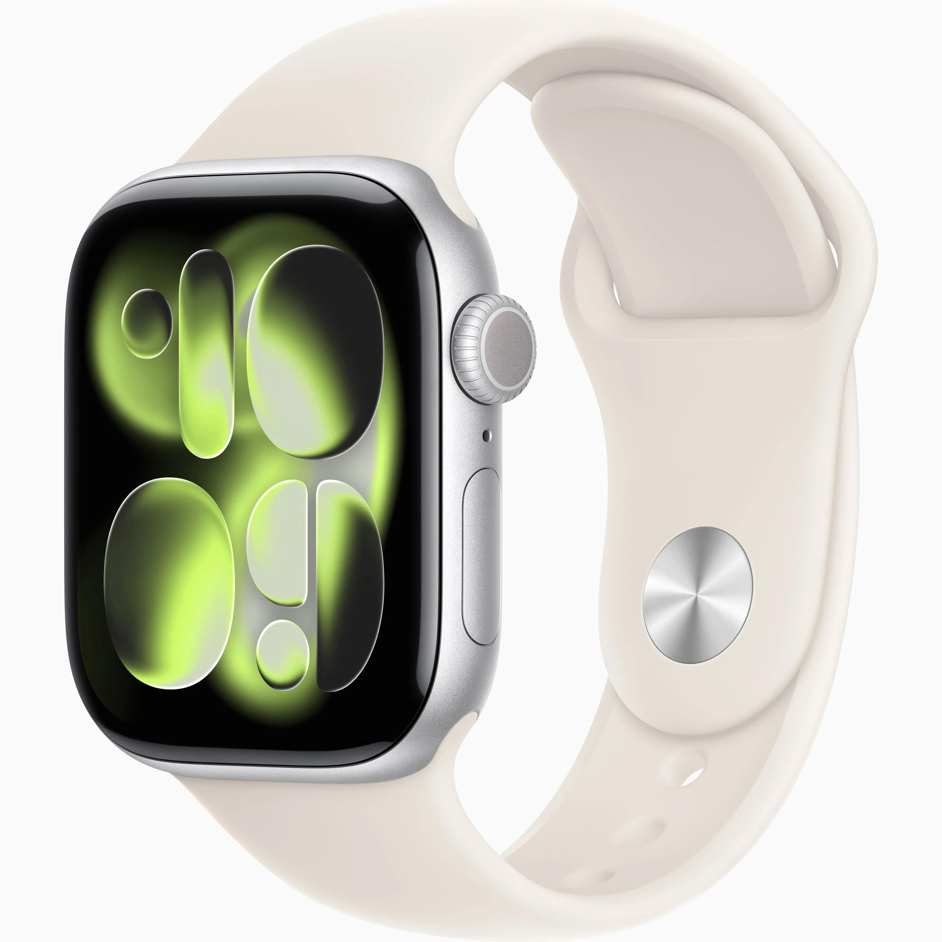 Apple Watch Series 11 GPS 46mm Silver – Vỏ Nhôm, Dây Sport Band Fog (M/L)