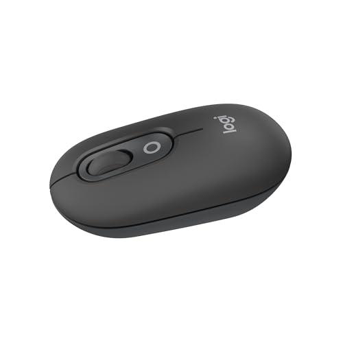 Chuột Logitech Pop Emoji Không Dây Bluetooth Đen (Graphite)