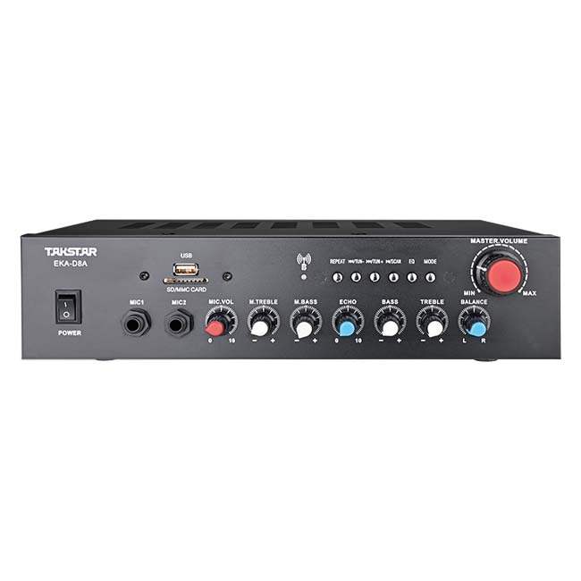 Amply kèm công suất điện trở cố định EKA-D8A | Hàng chính hãng
