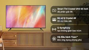 Smart Tivi Samsung 4K 65 inch 65AU7002 Crystal UHD Mới 2025(Hết hàng) | Hàng chính hãng