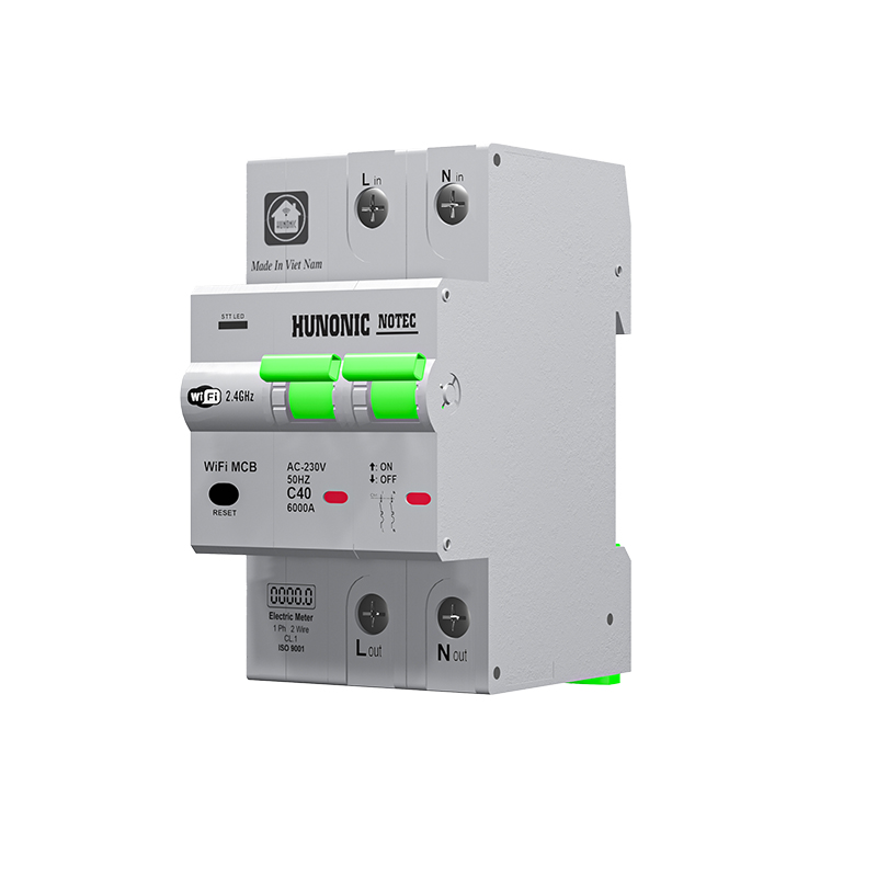 Aptomat Wifi do năng luợng Hunonic Notec
