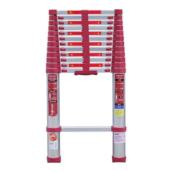 FUJIHOME TLI440R – Thang nhôm rút gọn đơn phiên bản cải tiến, cao 4.4m chắc chắn