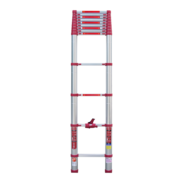 FUJIHOME TLI440R – Thang nhôm rút gọn đơn phiên bản cải tiến, cao 4.4m chắc chắn