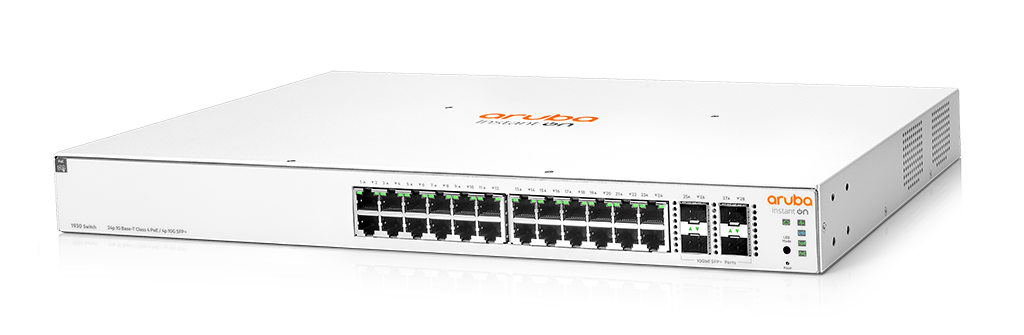 JL684A Aruba 24G Class4 PoE 4SFP/SFP+ 370W Switch | Hàng chính hãng