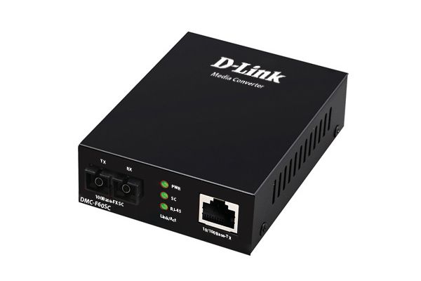D-Link DMC-F60SC – Bộ chuyển đổi quang điện 10/100Mbps Single-Mode 60km