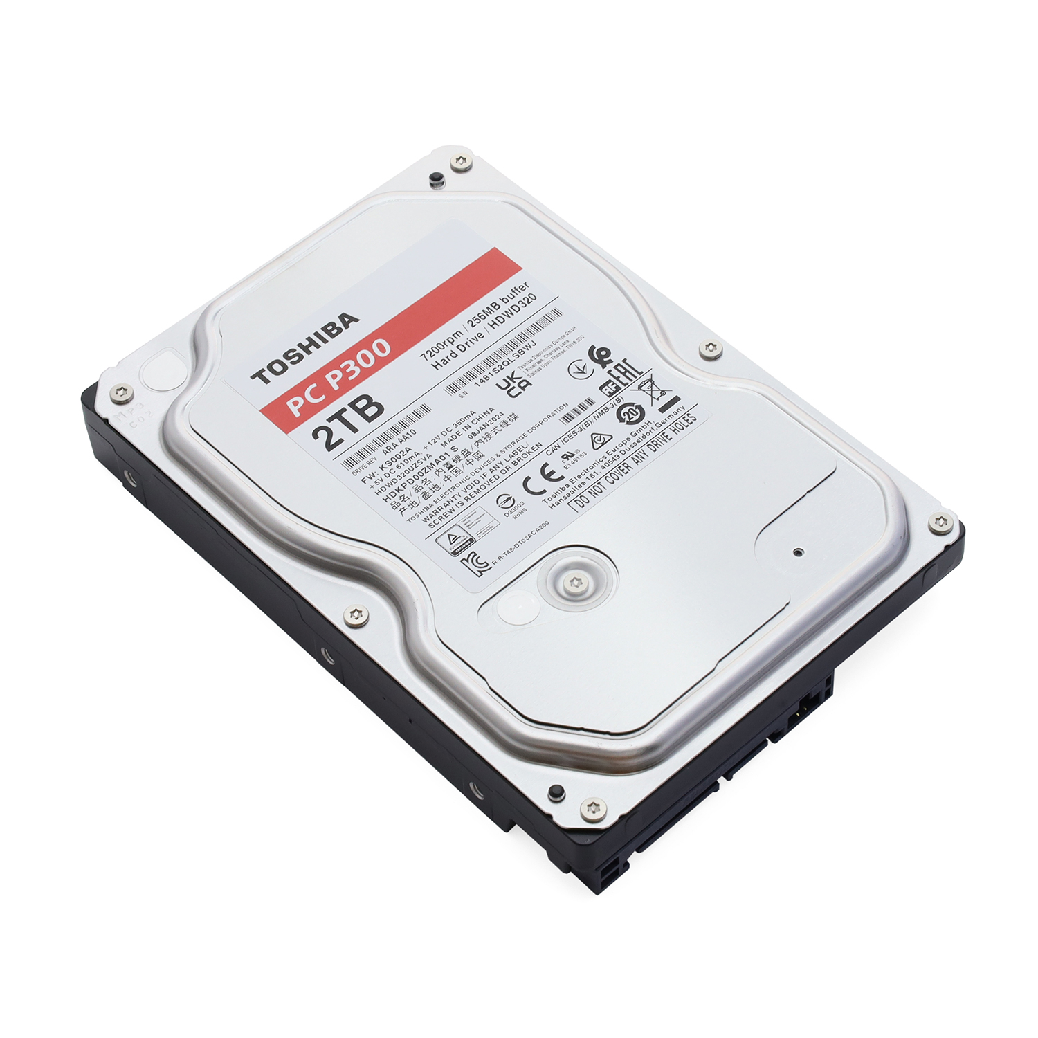 Ổ Cứng HDD Toshiba P300 2TB (HDWD320UZSVA) - Hiệu Năng Vượt Trội Cho PC Desktop