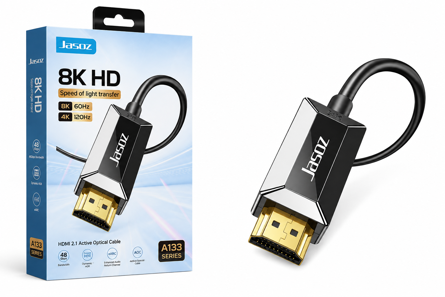 Cáp HDMI JASOZ A133 Series 8K Sợi Quang