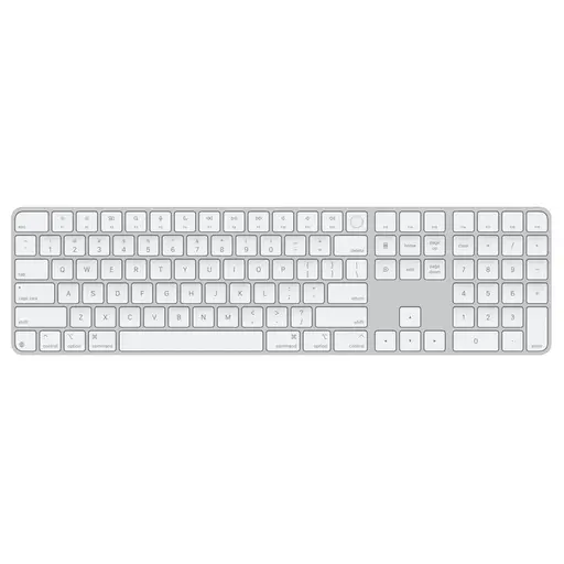 Bàn Phím Apple Magic Keyboard With Touch ID and Numeric Keypad for Mac – White (MXK73ZA/A)