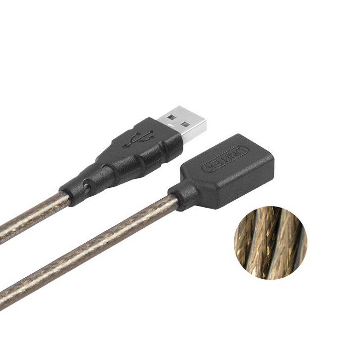Cáp USB nối dài 2.0 1.8m UNITEK Y-C 416 | Hàng chính hãng