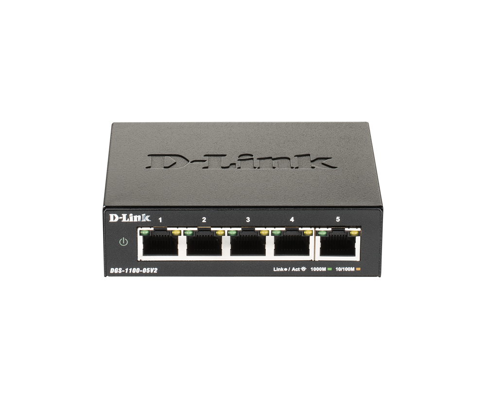 D-LINK DGS-1100-05V2 – SWITCH SMART MANAGED GIGABIT 5 CỔNG