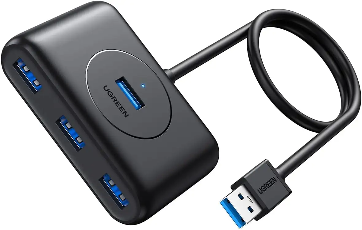 Hub USB 3.0 ra 4 cổng dài 50cm chính hãng Ugreen 20290 cao cấp | Hàng chính hãng
