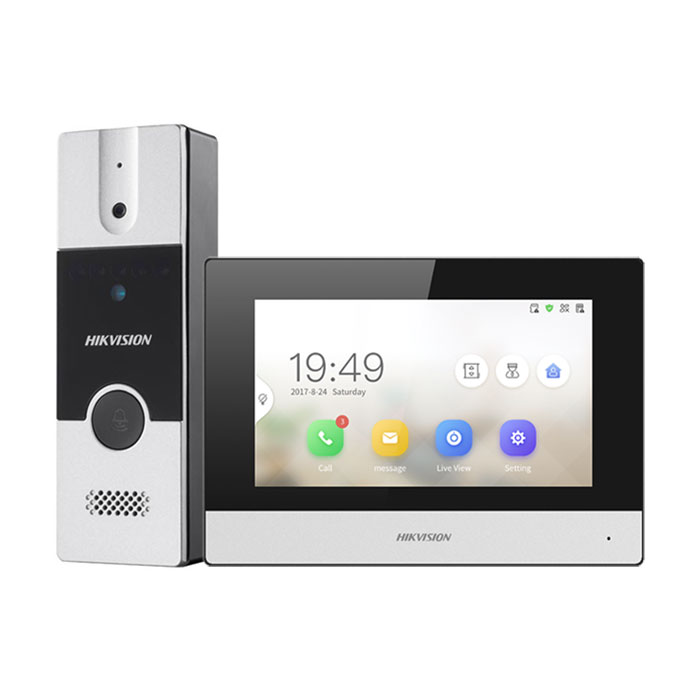 Bộ chuông cửa màn hình IP HIKVISION SH-KIS6213-WTDE | Hàng chính hãng