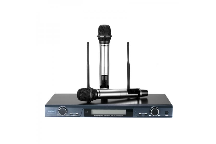 Bộ micro không dây cầm tay UHF kênh kép X5 | Hàng chính hãng