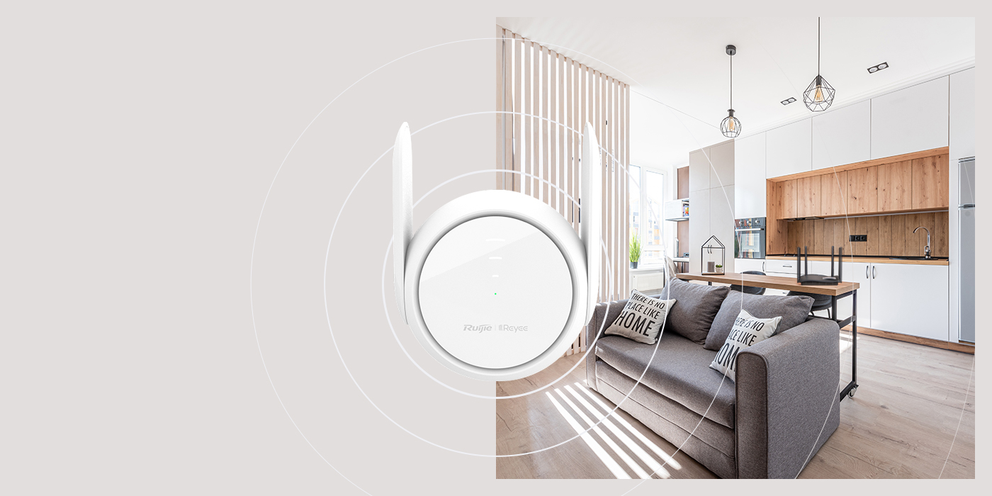 Bộ phát RUIJIE Reyee Smart Home WiFi Dual-band hỗ trợ Mesh RG-EW1200R | Hàng chính hãng