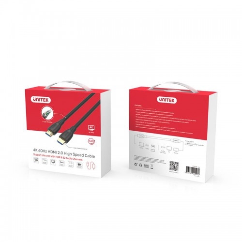 Cáp HDMI 2.0 UNITEK 4K60hz
